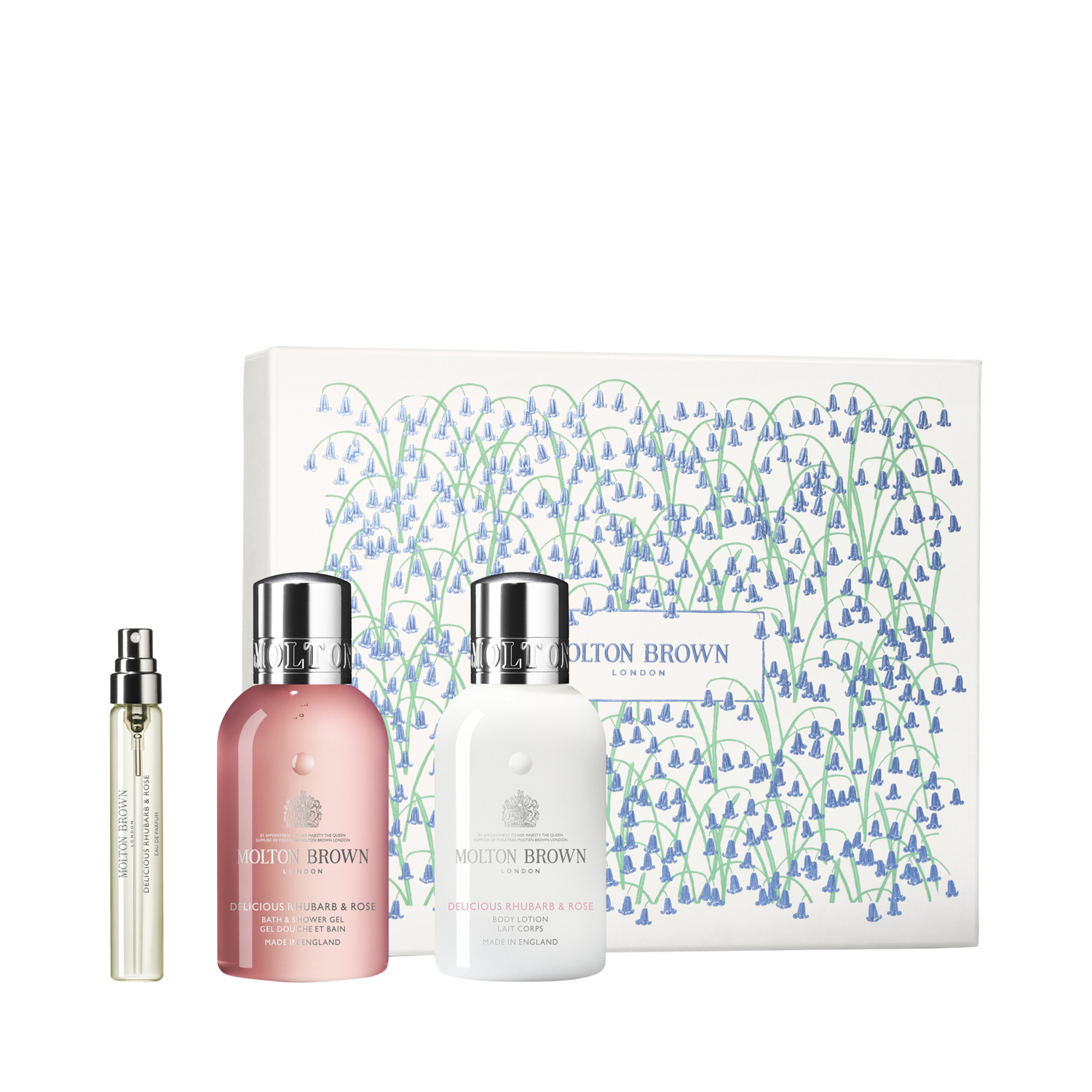 Molton Brown - Delicious Rhubarb & Rose - 3-tlg. Geschenkset