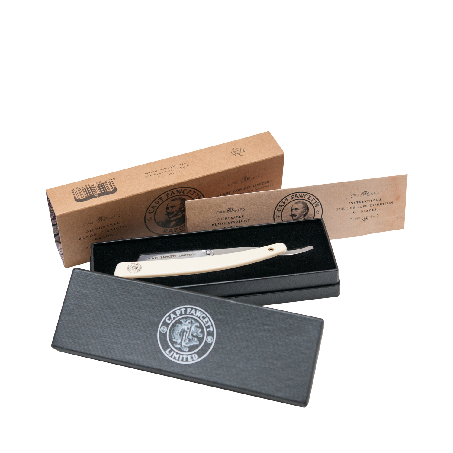 Captain Fawcett - Disposable Blade Straight Razor - Rasiermesser
