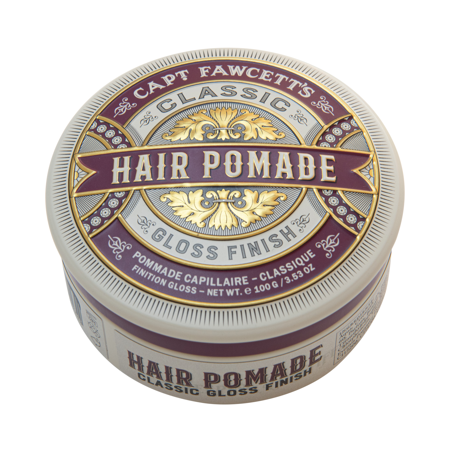 Captain Fawcett - Classic Pomade - mittlerer Halt und glänzendes Finish