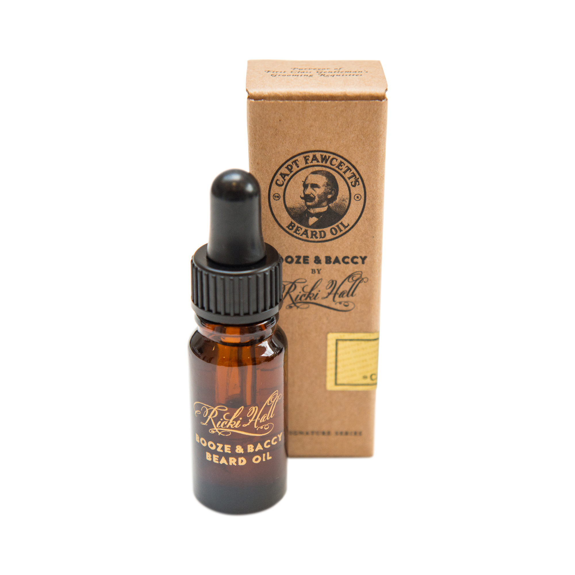 Captain Fawcett - Ricki Hall Booze & Baccy Beard Oil - Bartöl