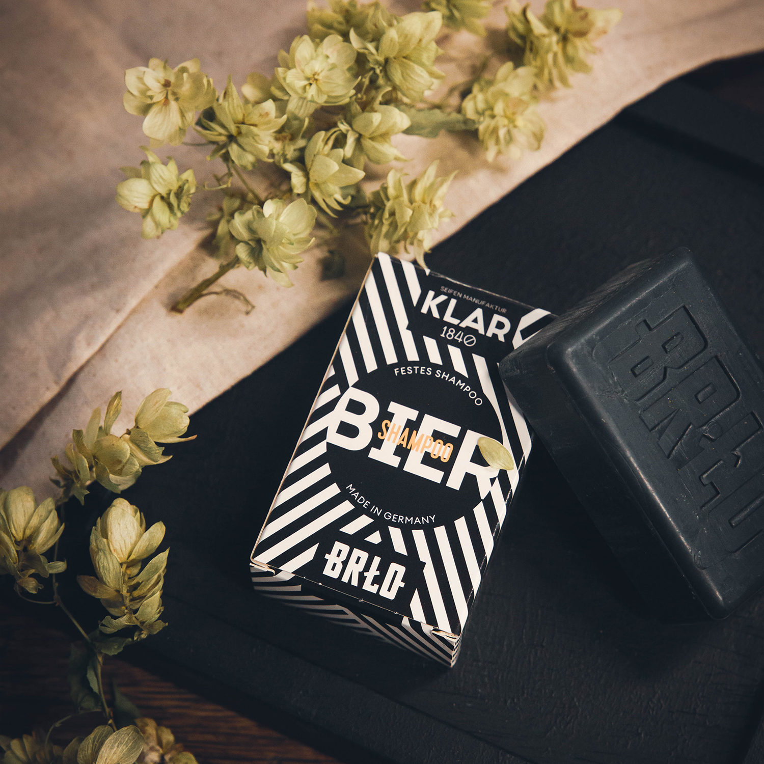 Klar's - Festes Shampoo - Biershampoo - Klar Seifen X BRLO