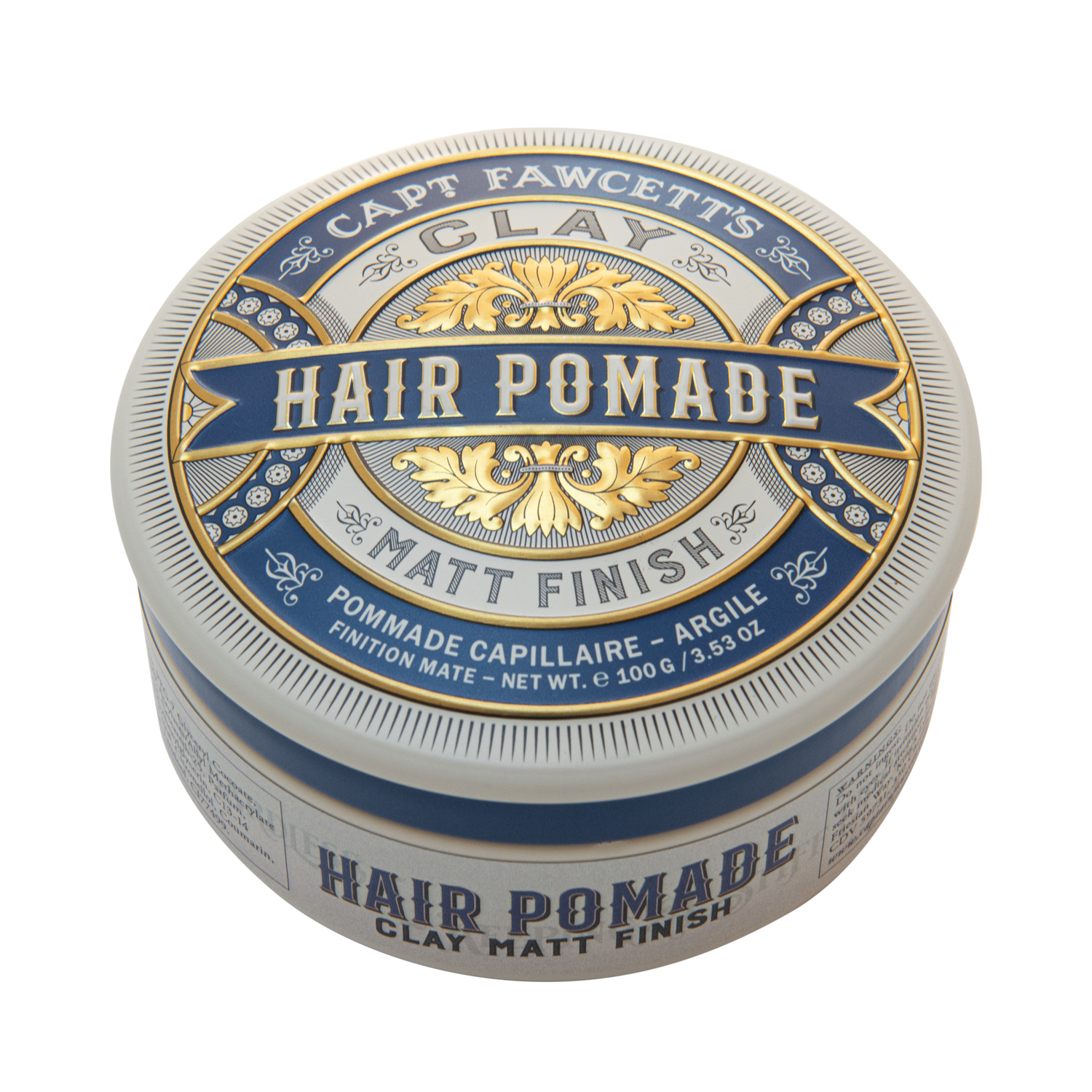 Captain Fawcett - Matt Clay Pomade - mittlerer Halt und mattes Finish