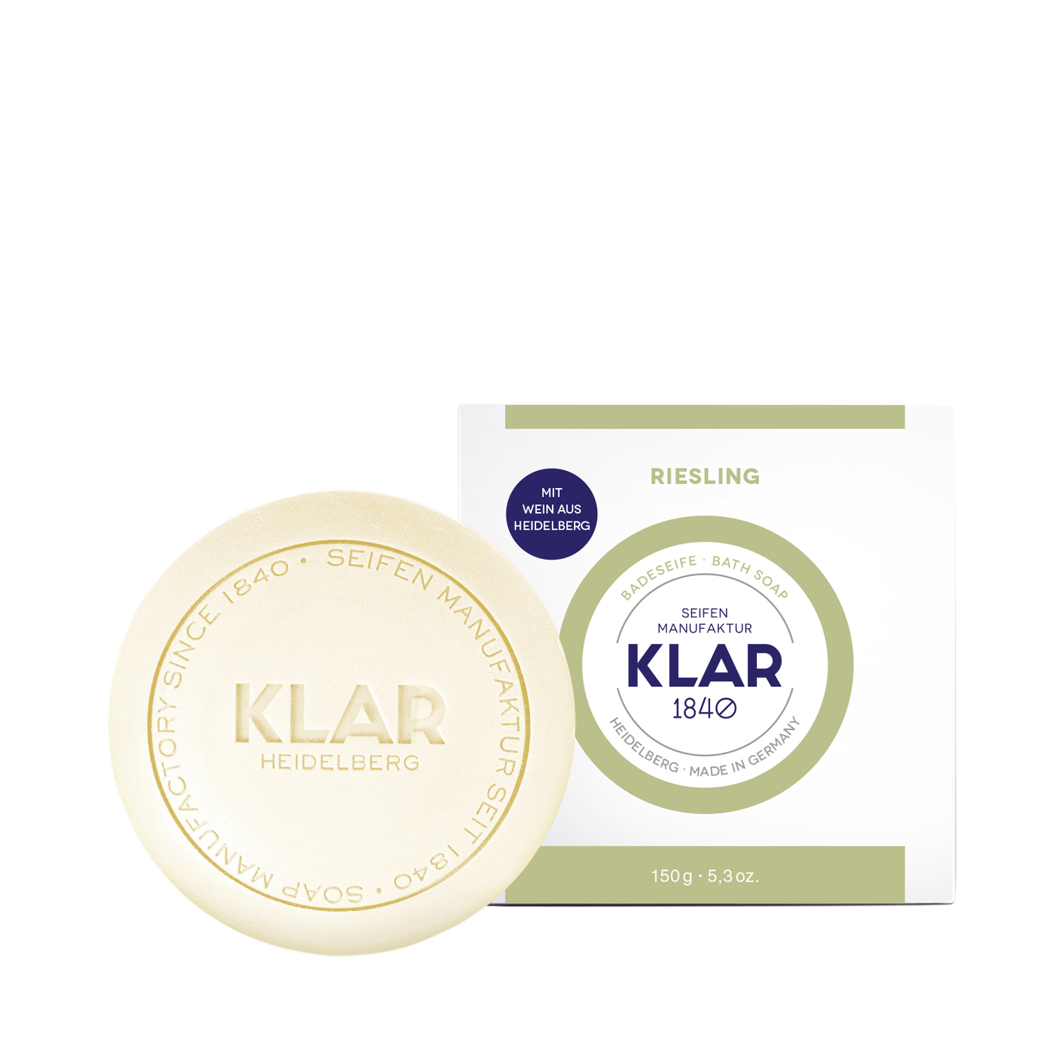 Klar's - Badeseife - Riesling