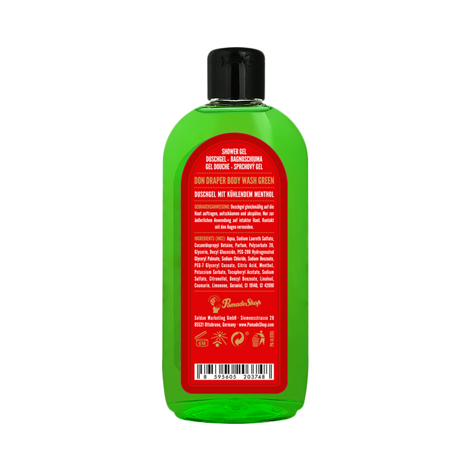 Don Draper - Body Wash Green - Duschgel und Shampoo