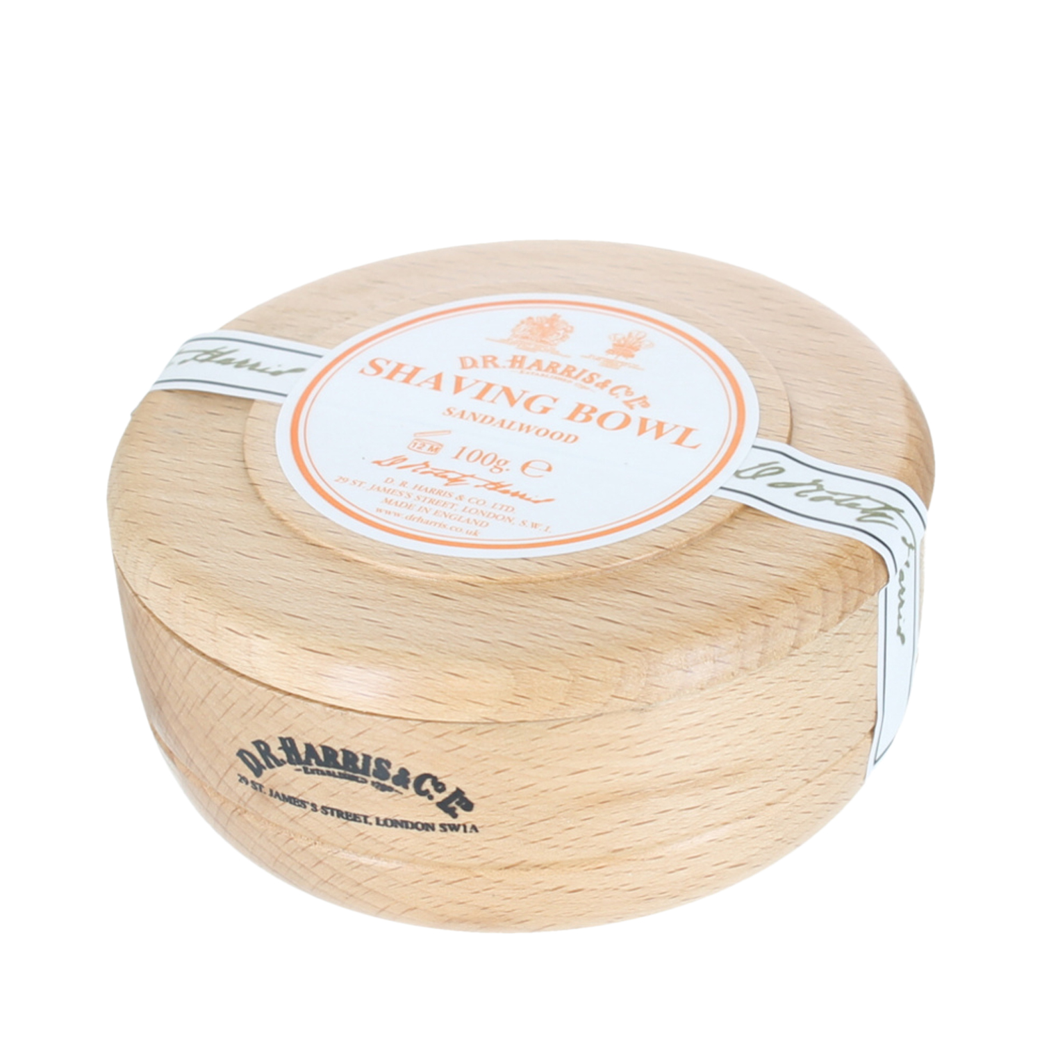 D.R. Harris - Sandalwood - Rasierseife im Holztiegel
