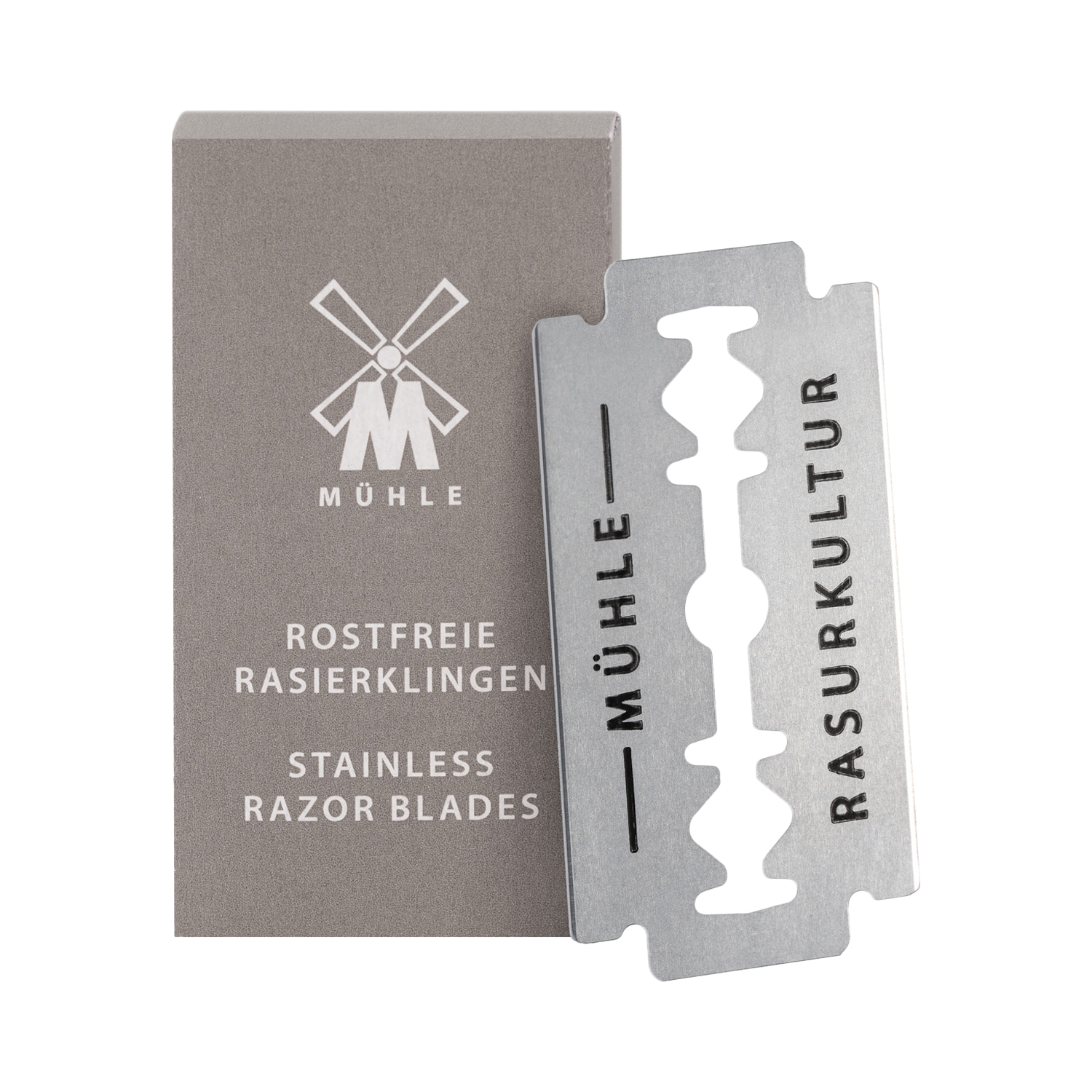MÜHLE - Rasierklingen für traditionelle Sicherheitsrasierer - 10er Pack
