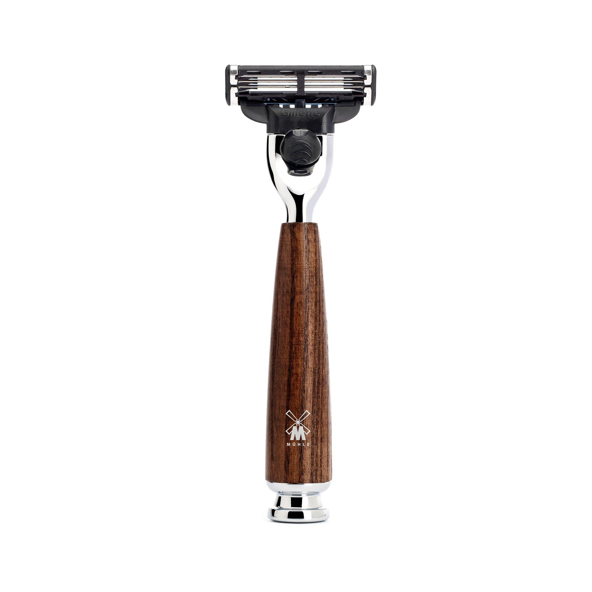 MÜHLE - Nassrasierer - RYTMO - Gillette® Mach3® - Esche gedämpft