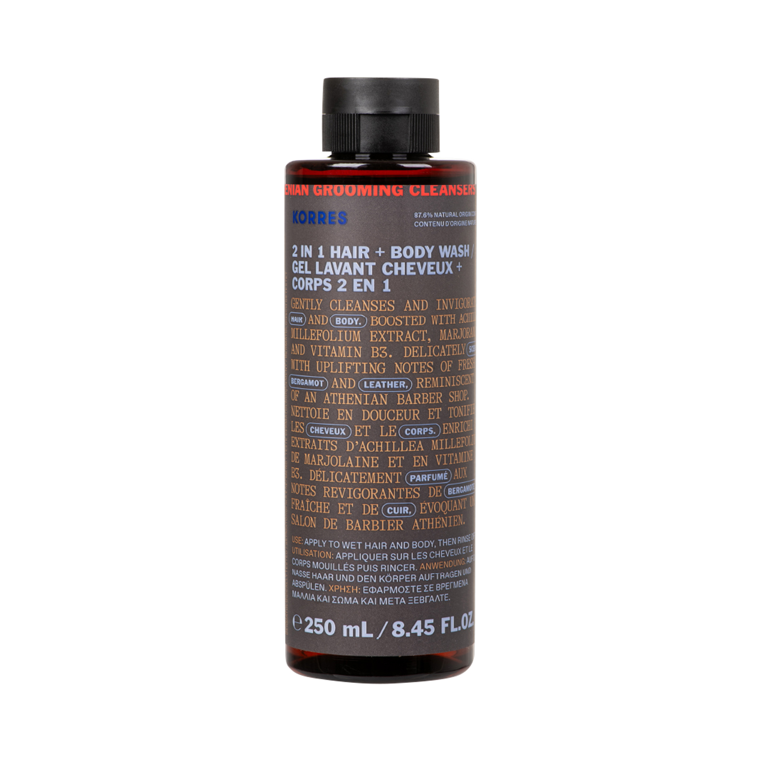 Korres - Athenian Grooming - 2-in-1 Shampoo und Duschgel
