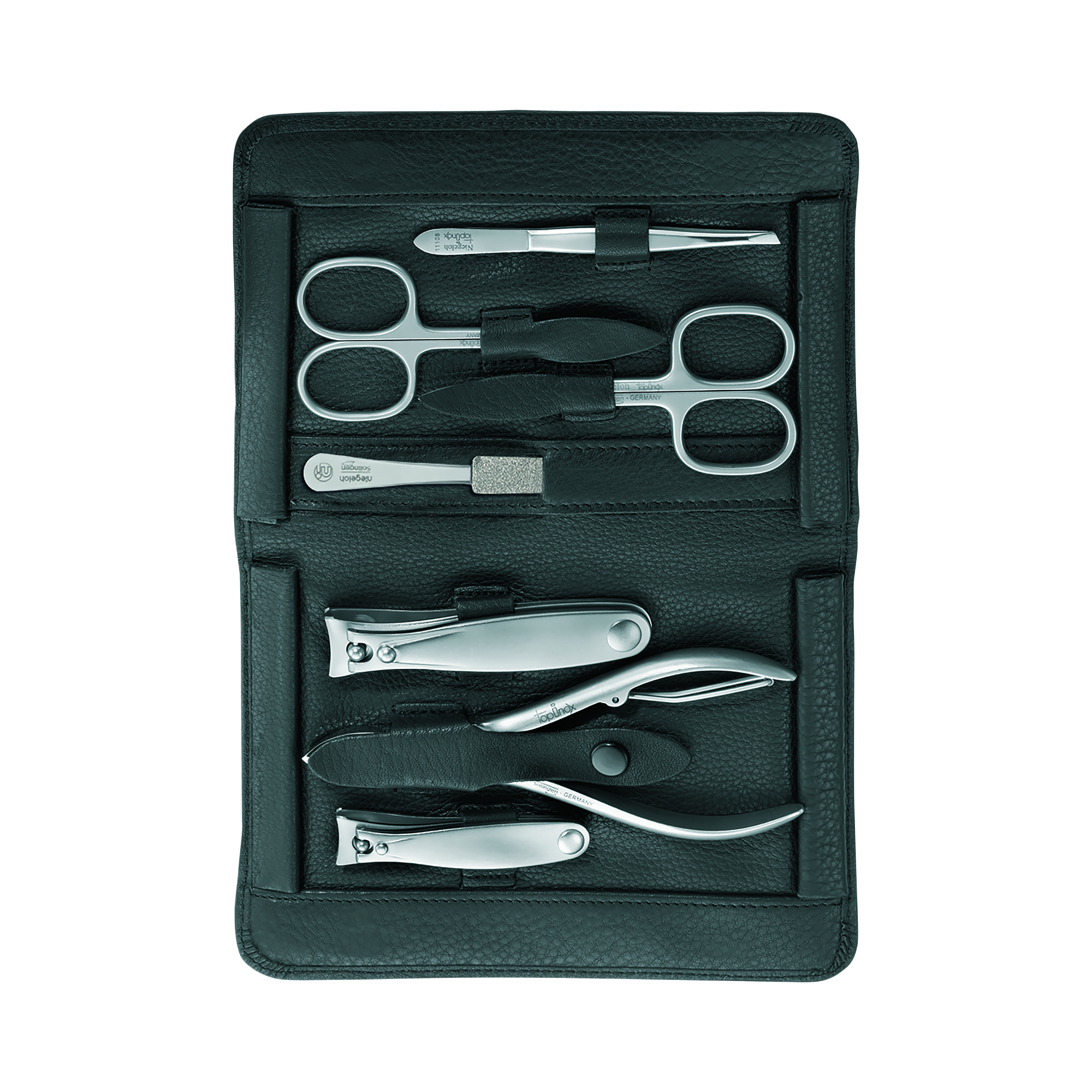 Niegeloh - Imantado XL 7-teiliges Maniküre-Set in hochwertigem Leder-Etui