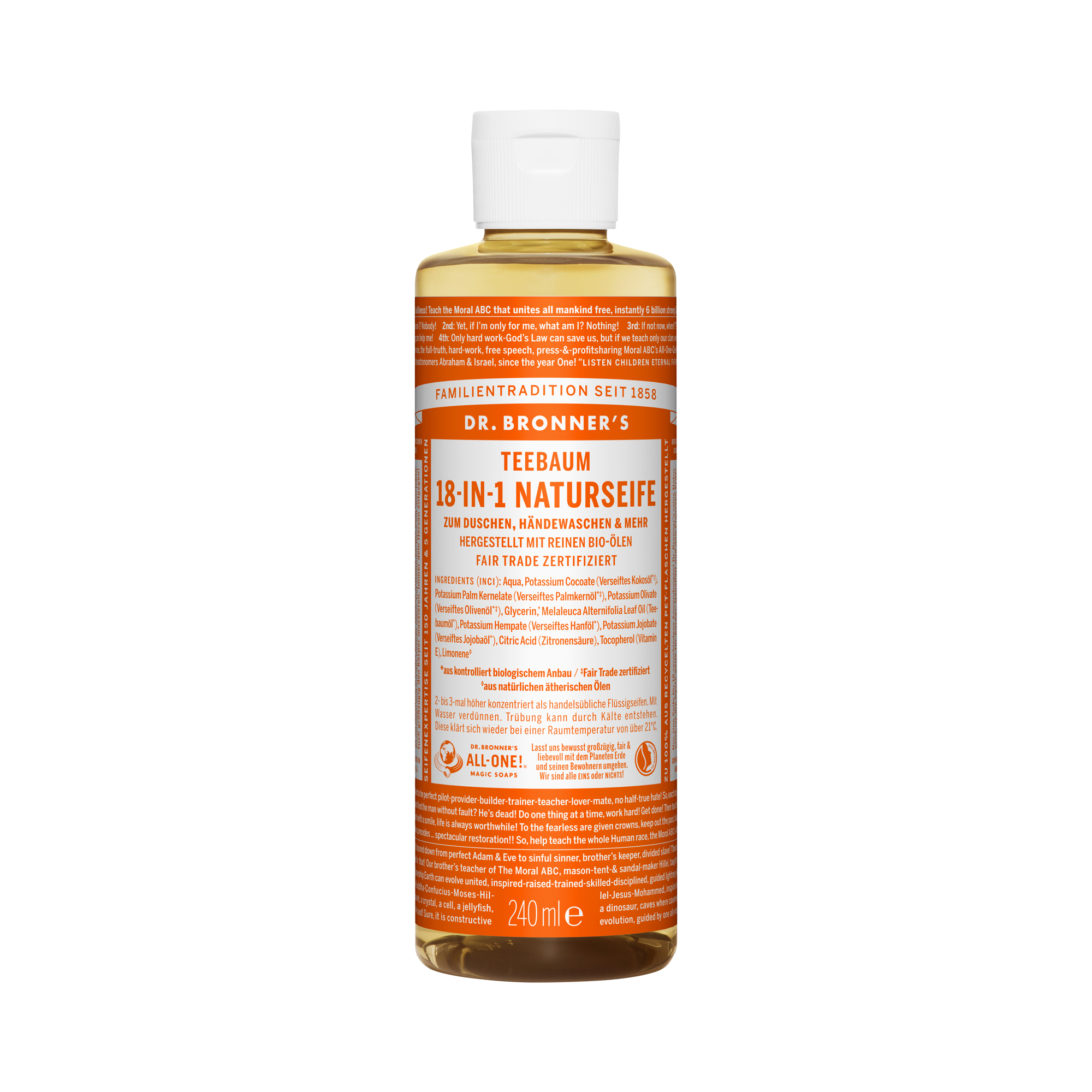 Dr. Bronner's - Liquid Soap Teebaum - Flüssigseife & Duschgel