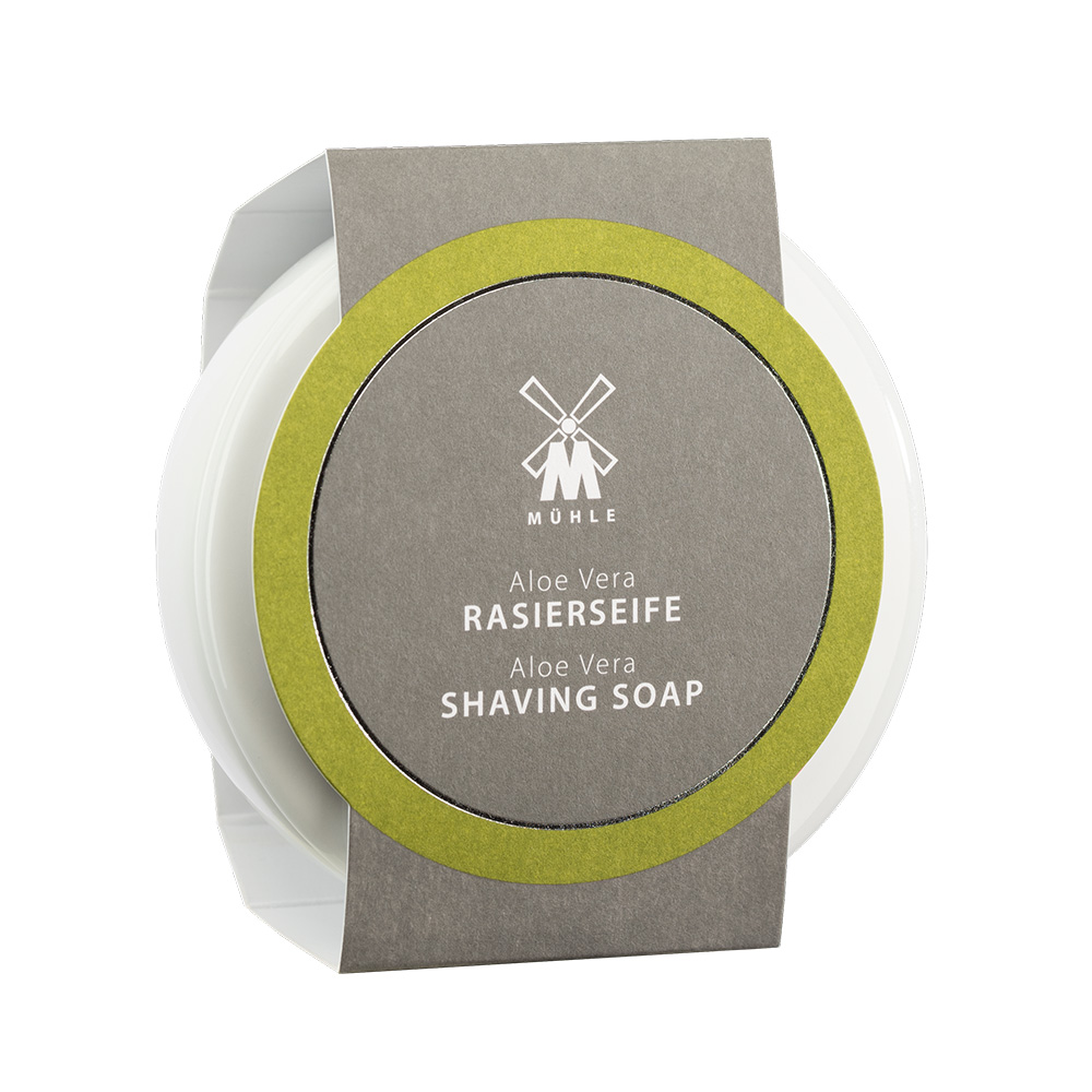 MÜHLE - Rasierseife in weißer Porzellanschale - SHAVECARE - Aloe Vera