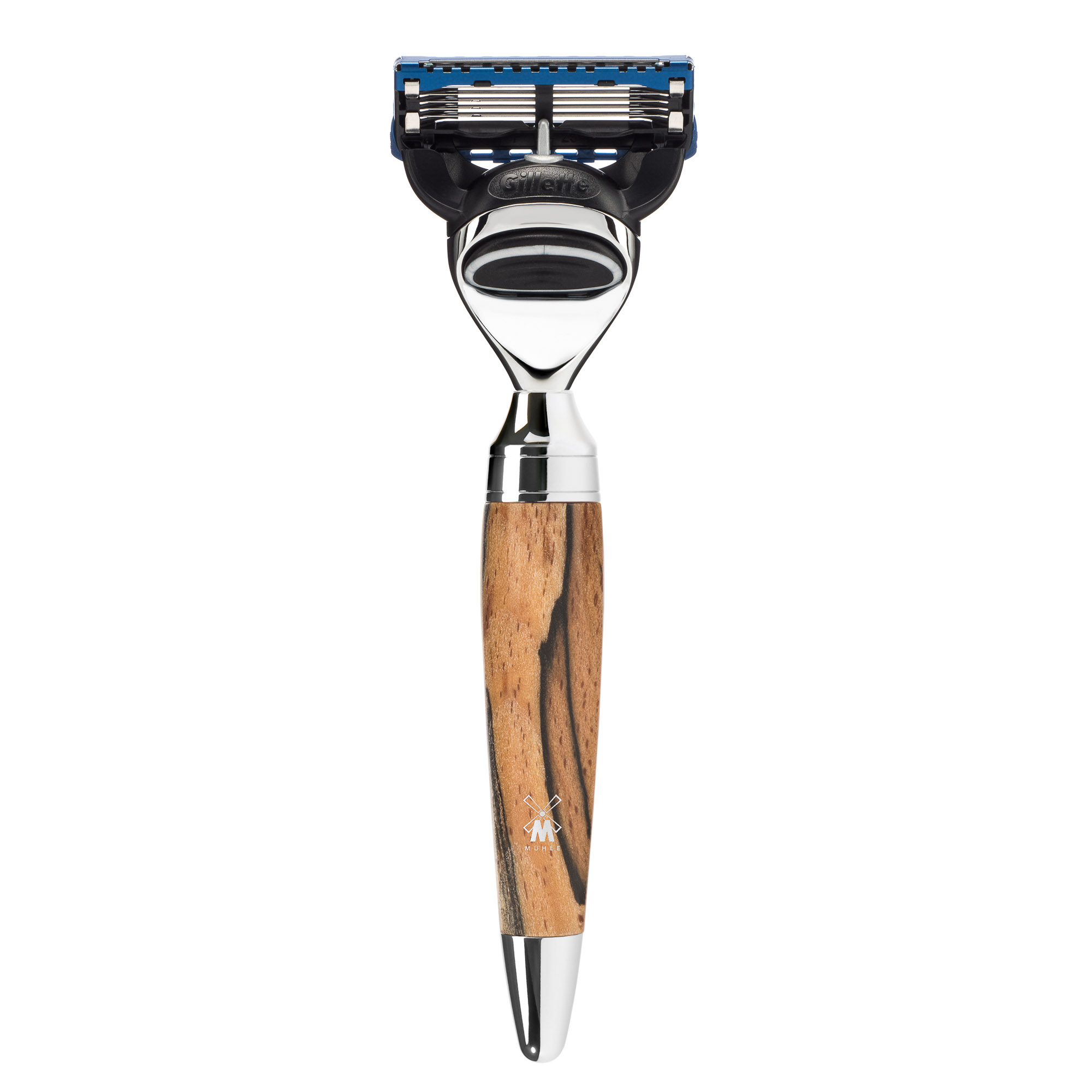 MÜHLE - Nassrasierer - STYLO Serie - Gillette® Fusion™ - Gestockte Buche