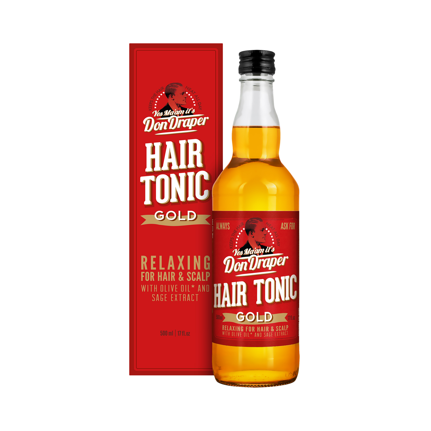 Don Draper - Hair Tonic Gold - Haarwasser