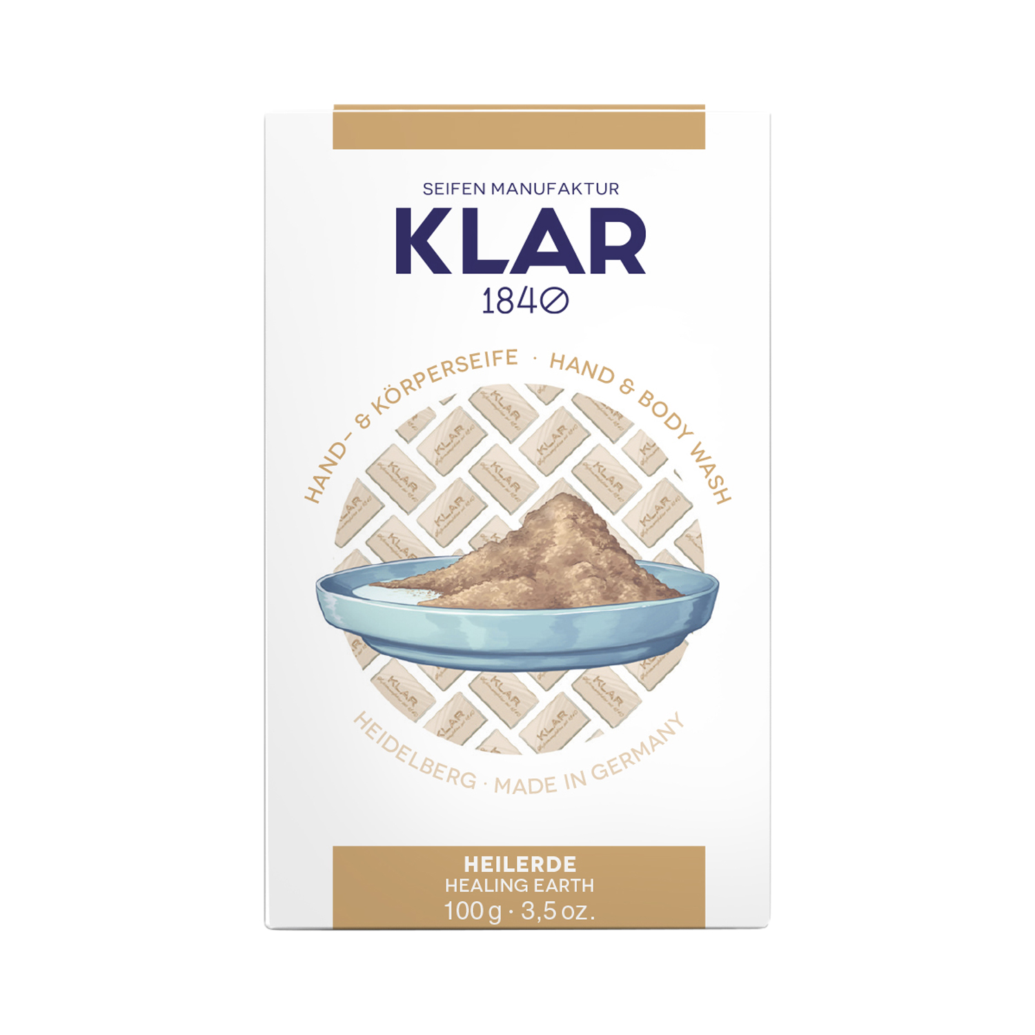 Klar's - Hand- & Körperseife - Heilerde - ohne Palmöl