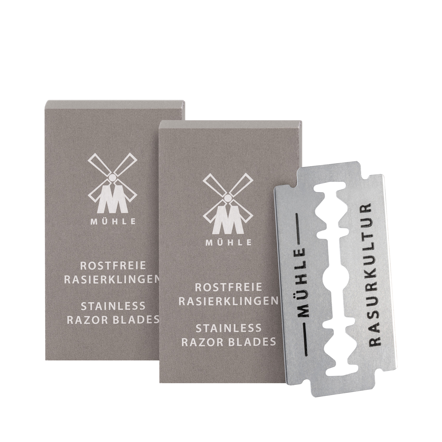 MÜHLE - Rasierklingen für traditionelle Sicherheitsrasierer - 20er Pack