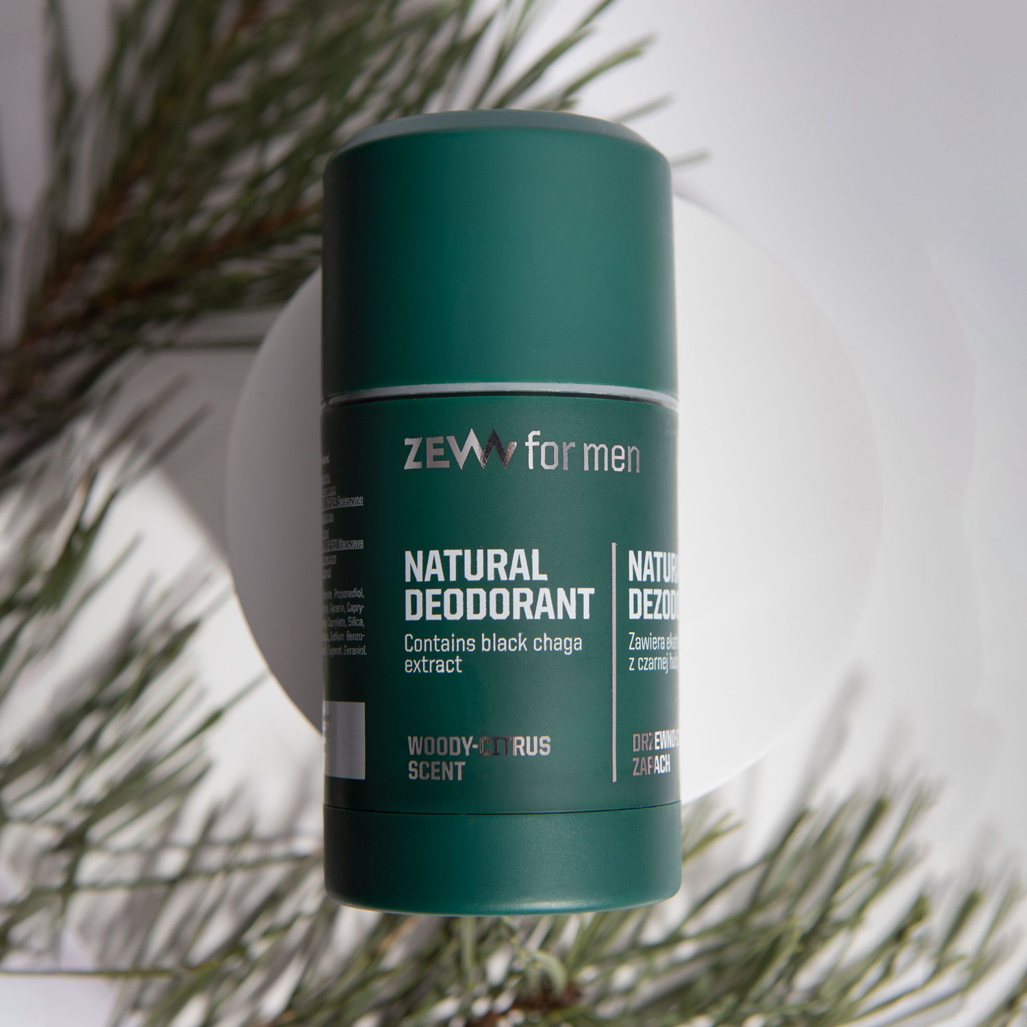ZEW for men - Natural Deodorant - Deo Stick