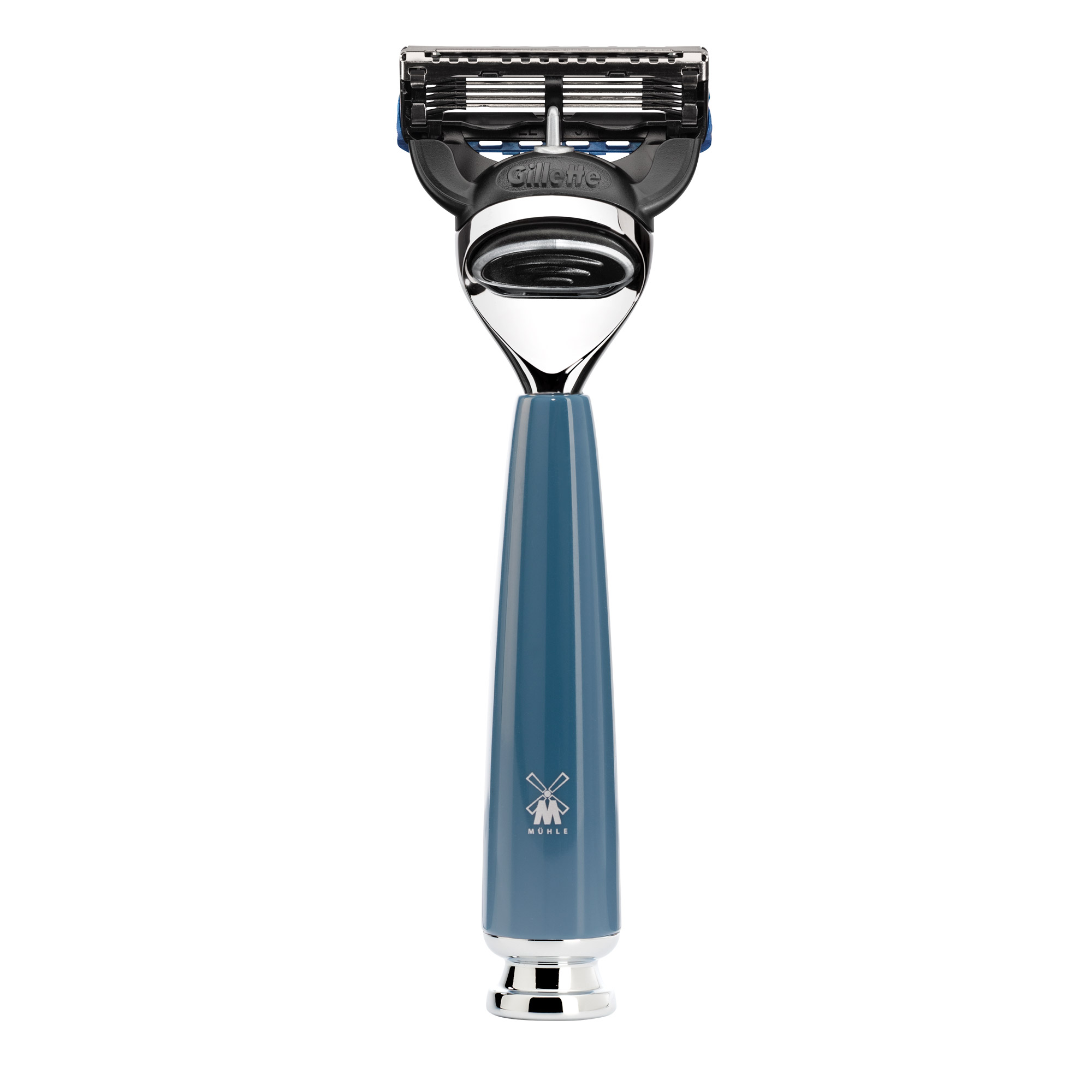 MÜHLE - Nassrasierer - RYTMO - Gillette® Fusion™ - Edelharz petrol
