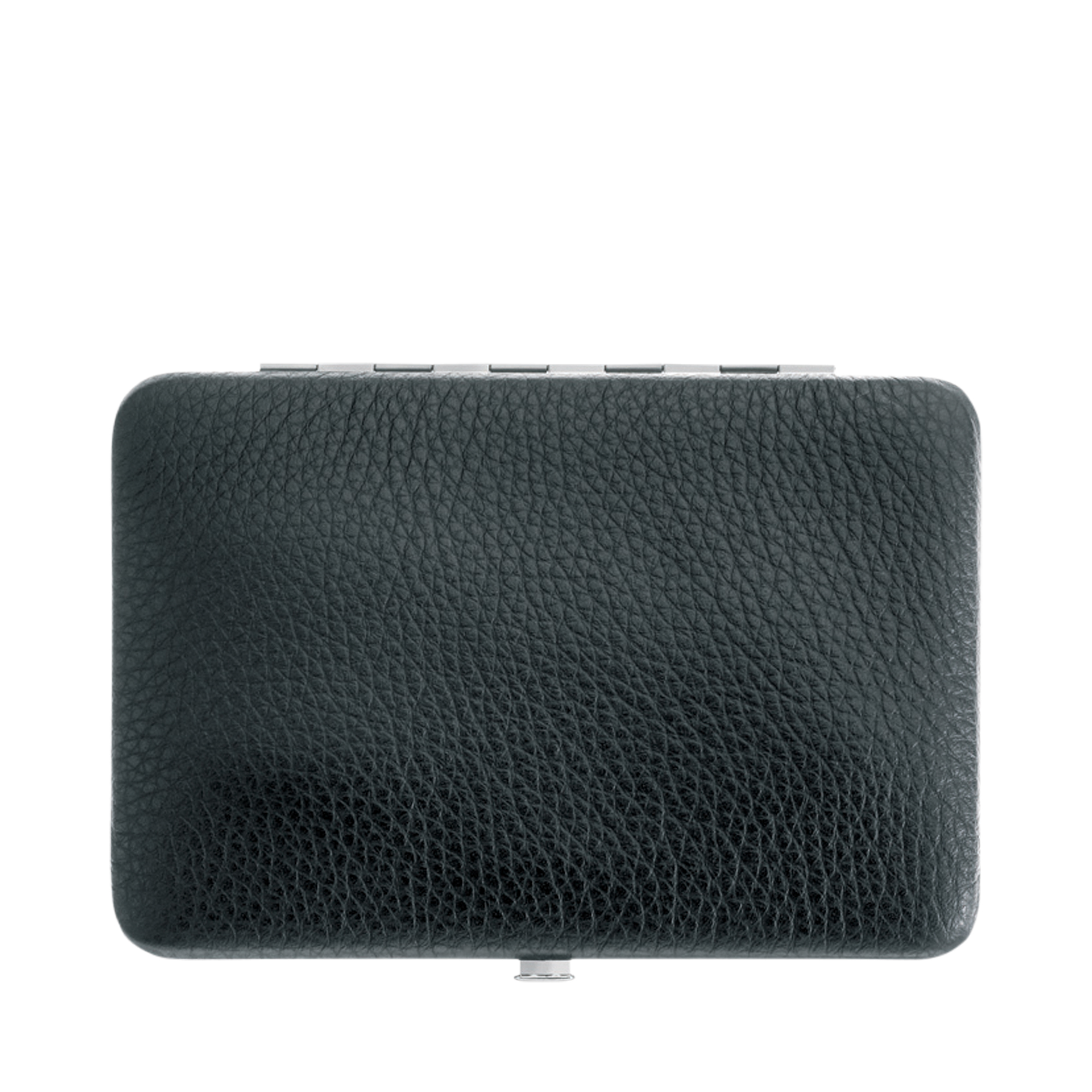 Niegeloh - Capri - 7-tlg. Maniküre-Set - schwarzes Etui aus Leder