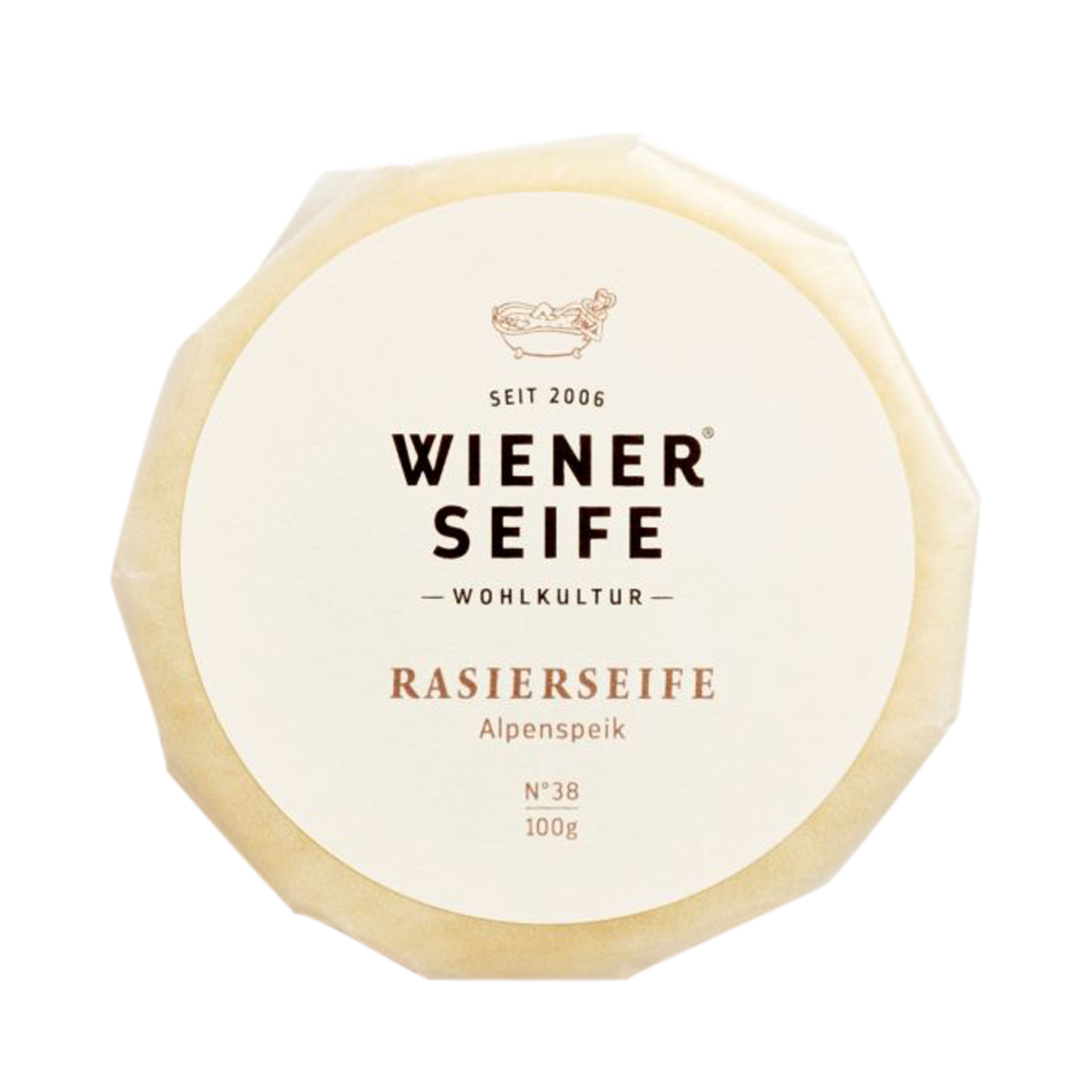 Wiener Seife - Rasierseife Alpenspeik N°38 - Nachfüllscheibe