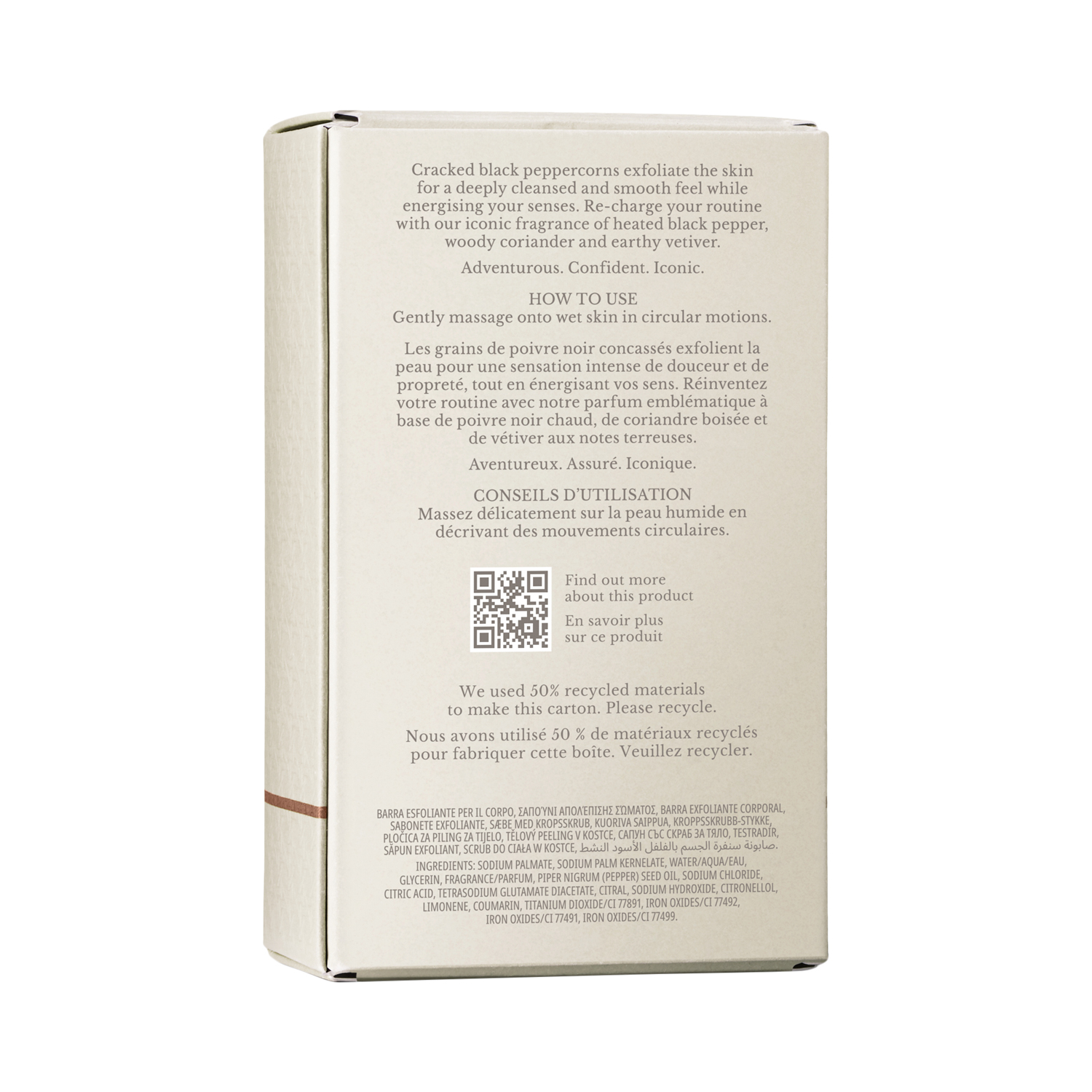 Molton Brown - Re-charge Black Pepper - Peeling-Seife