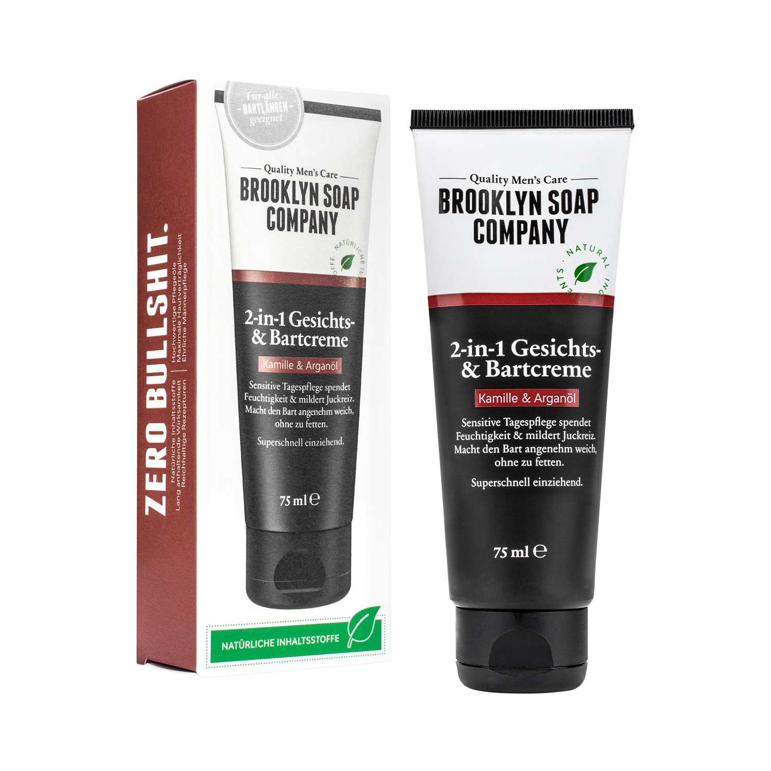 Brooklyn Soap Company - 2-in-1 Gesichts- und Bartcreme