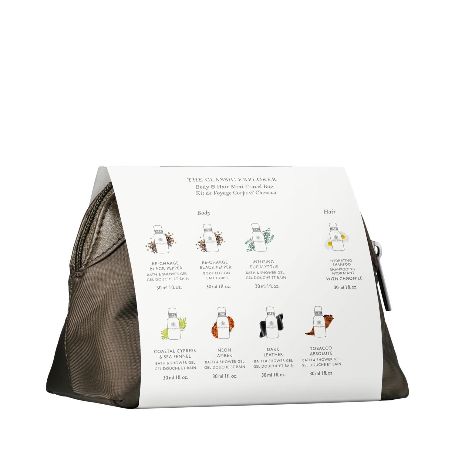 Molton Brown - The Classic Explorer Body & Hair Mini Travel Bag