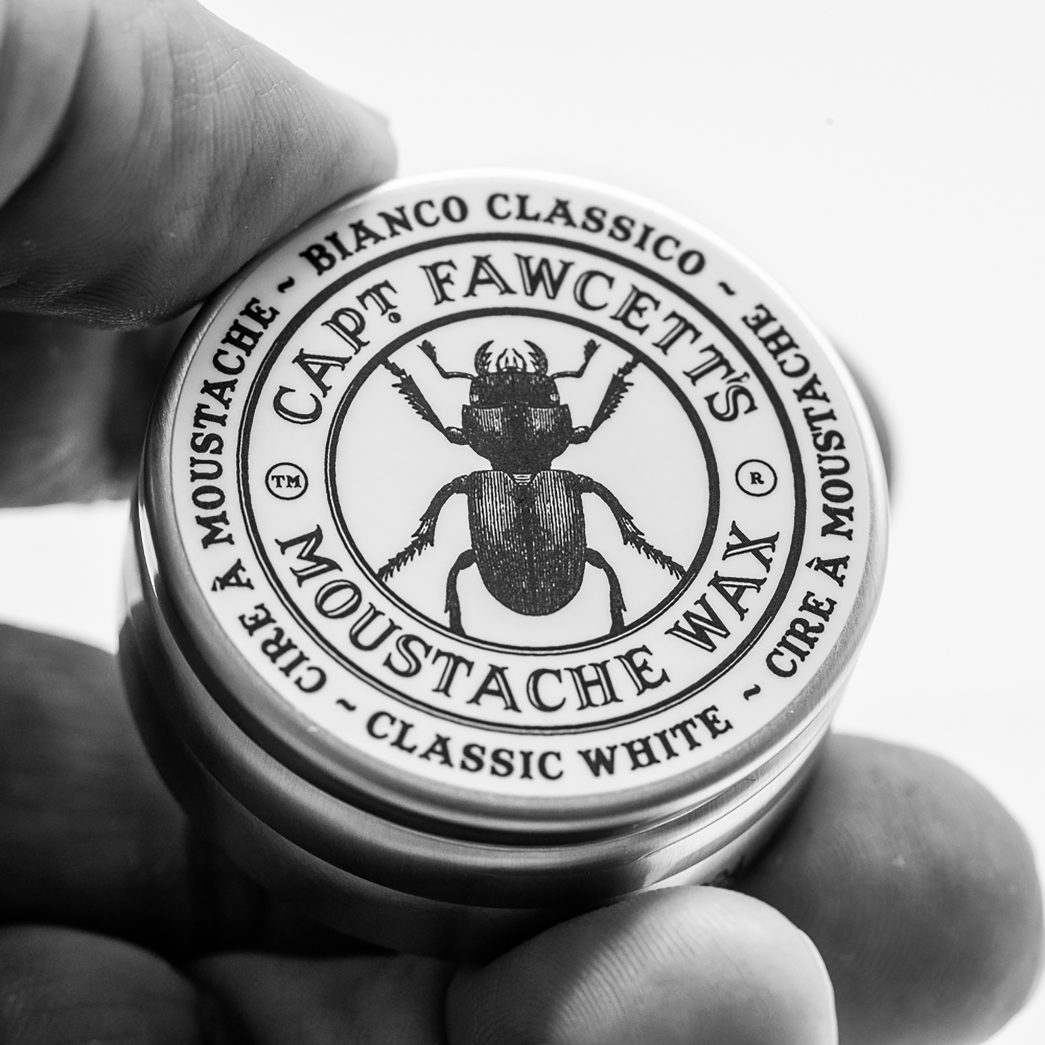 Captain Fawcett - Moustache Wax - Bianco Classico