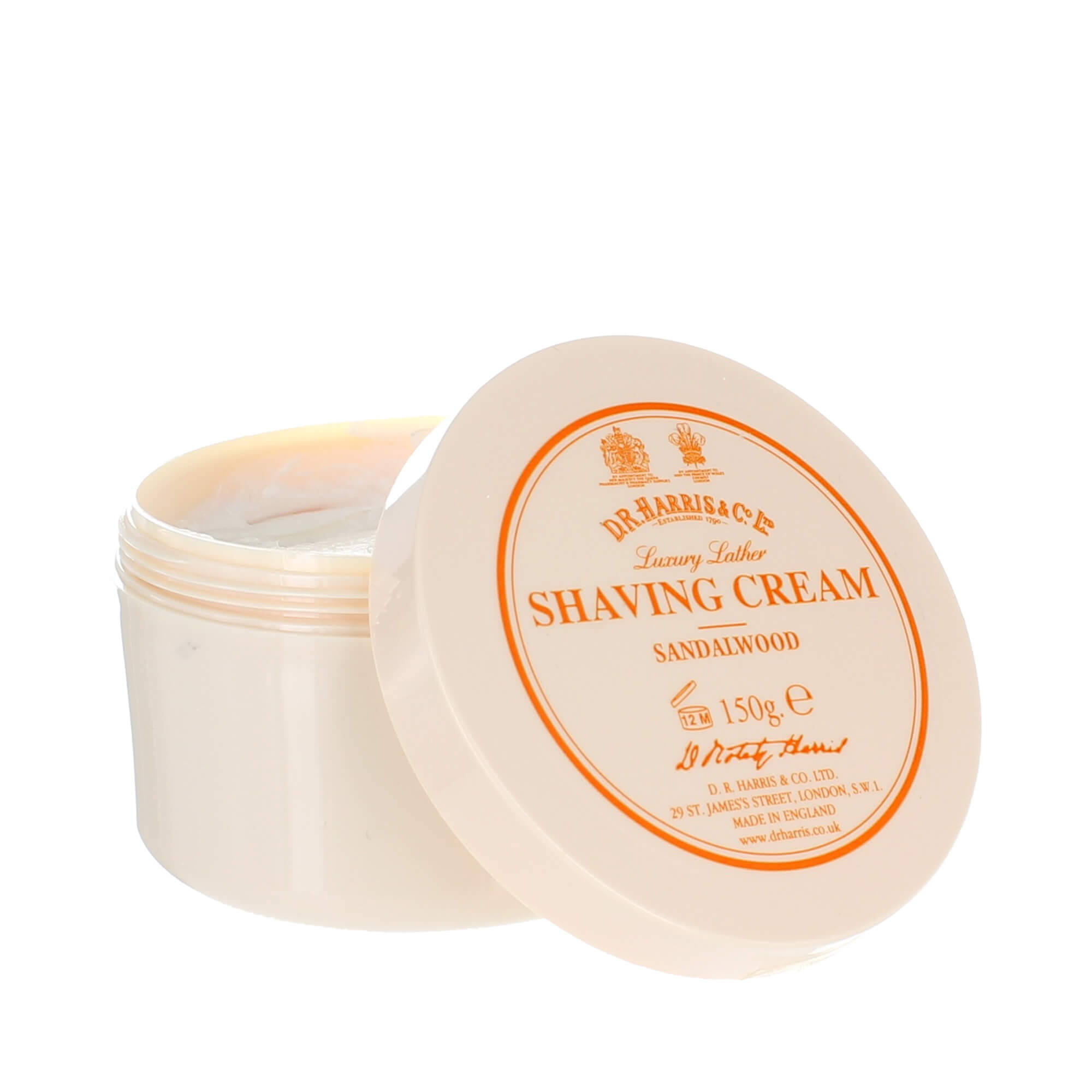 D.R. Harris - Sandalwood - Rasiercreme im Tiegel
