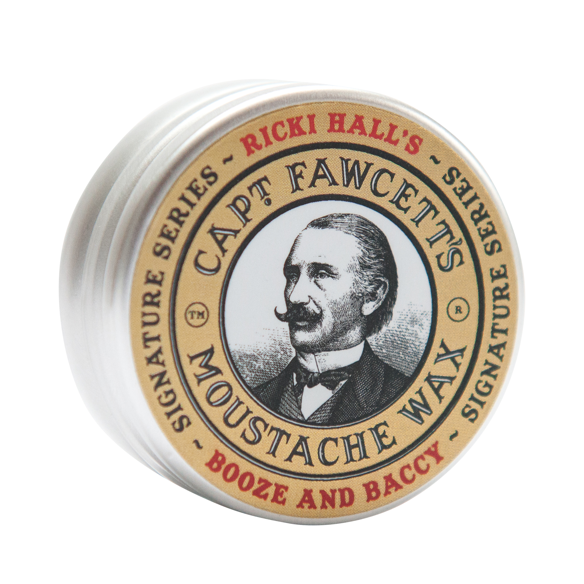 Captain Fawcett - Ricki Hall Booze & Baccy Moustache  Wax - Bartwachs