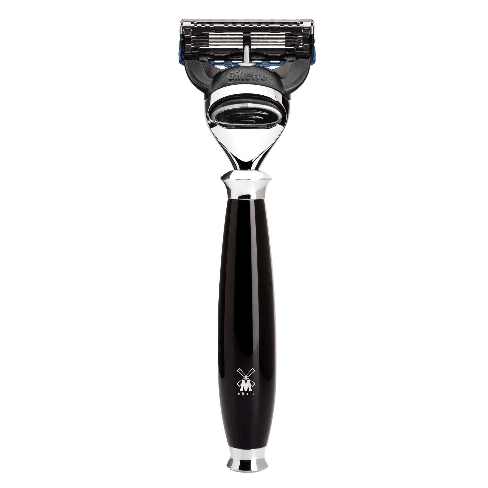 MÜHLE - Nassrasierer - PURIST - Gillette® Fusion™ - Edelharz schwarz