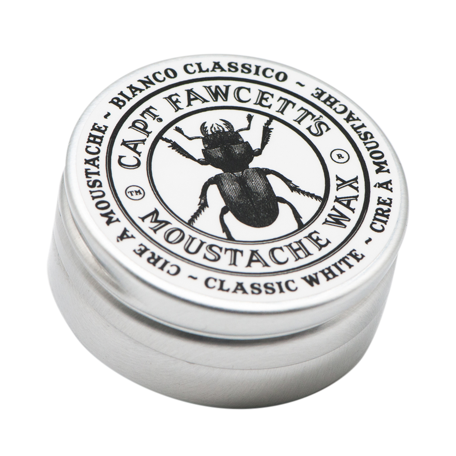 Captain Fawcett - Moustache Wax - Bianco Classico