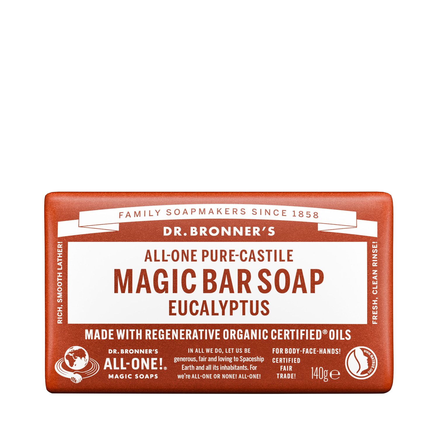 Dr. Bronner's - Bar Soap Eukalyptus - Reine Naturseife
