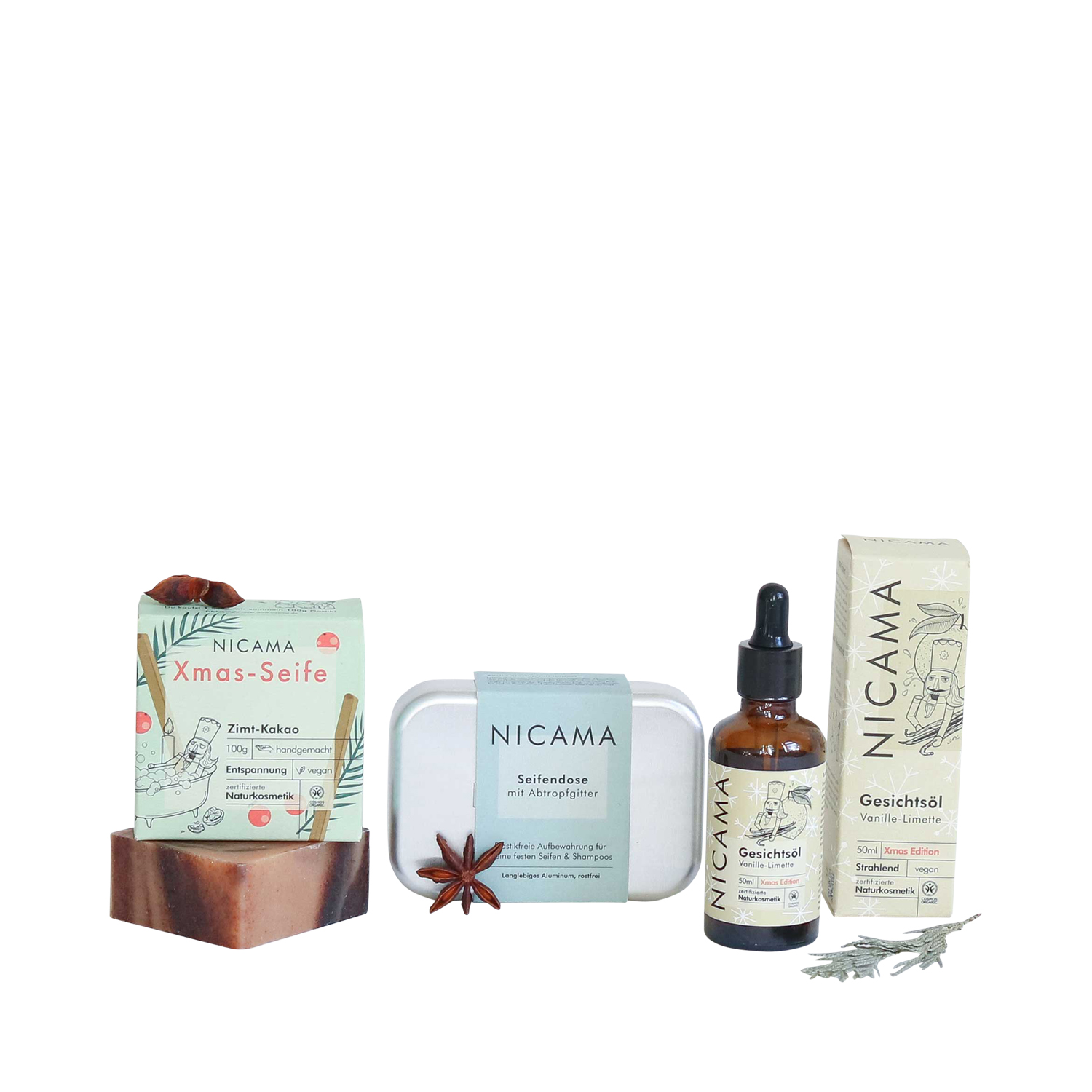 NICAMA - XMAS Bundle - 3-tlg. Geschenkset